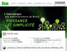 Tablet Screenshot of ics.fr