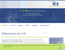 Tablet Screenshot of ics.de